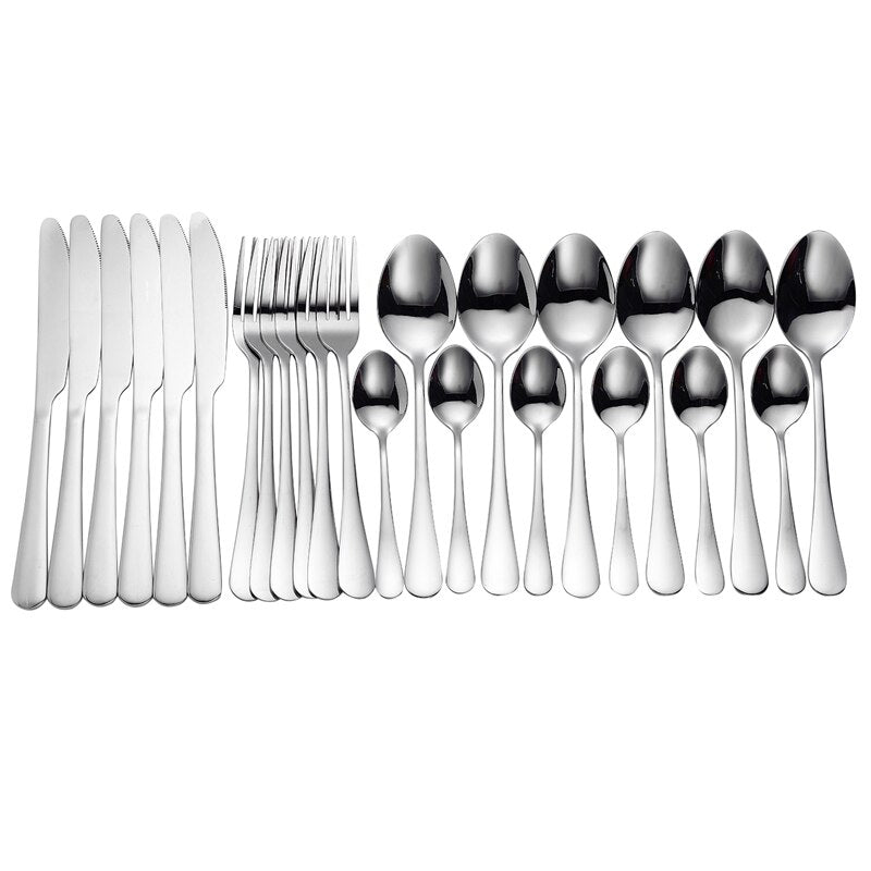 Stainless Steel Modern Silverware