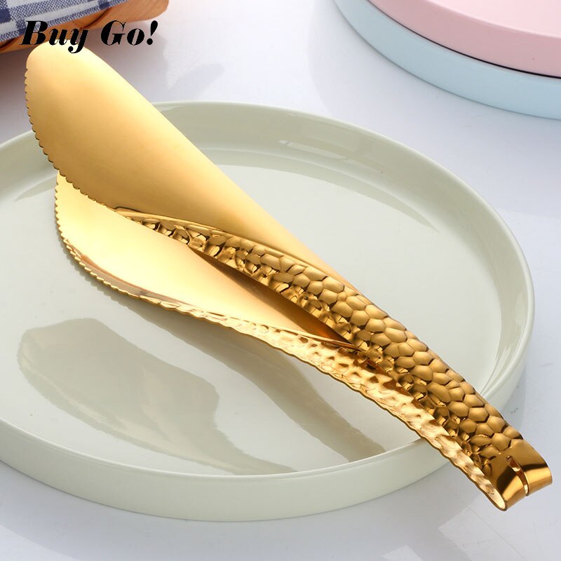 Anti-Heat Stainless Steel Food Tongs