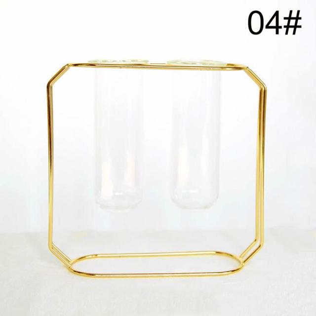 Nordic Simple Golden Glass Vase