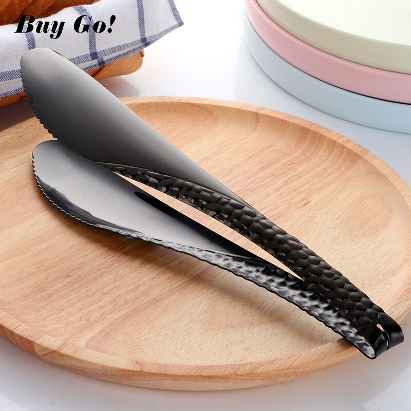 Anti-Heat Stainless Steel Food Tongs